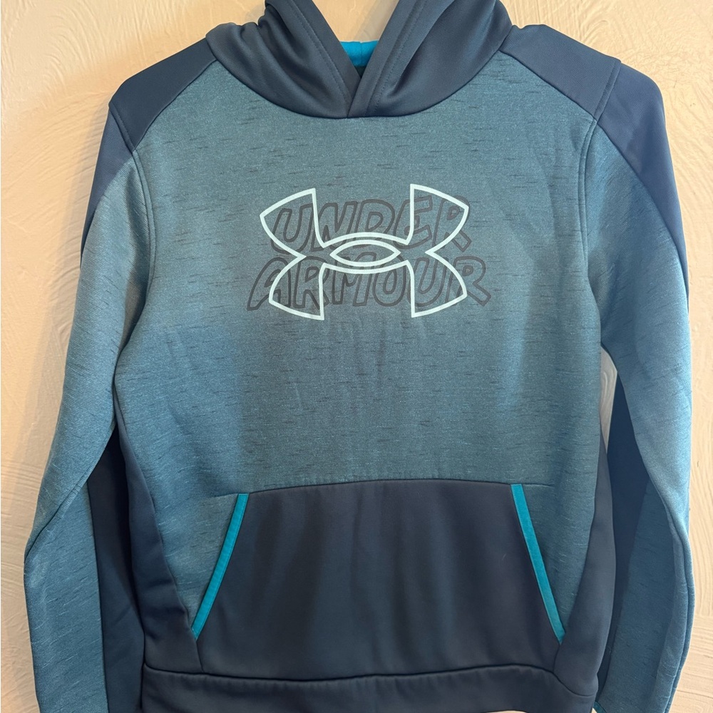 Under Armour Teal and Navy Hoodie